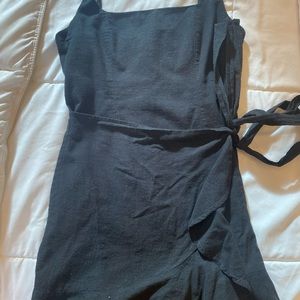Black wrap tie princess Polly dress